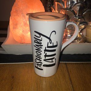 Hallmark Ceramic 'Fashionably Latte' Travel Tall Latte Mug